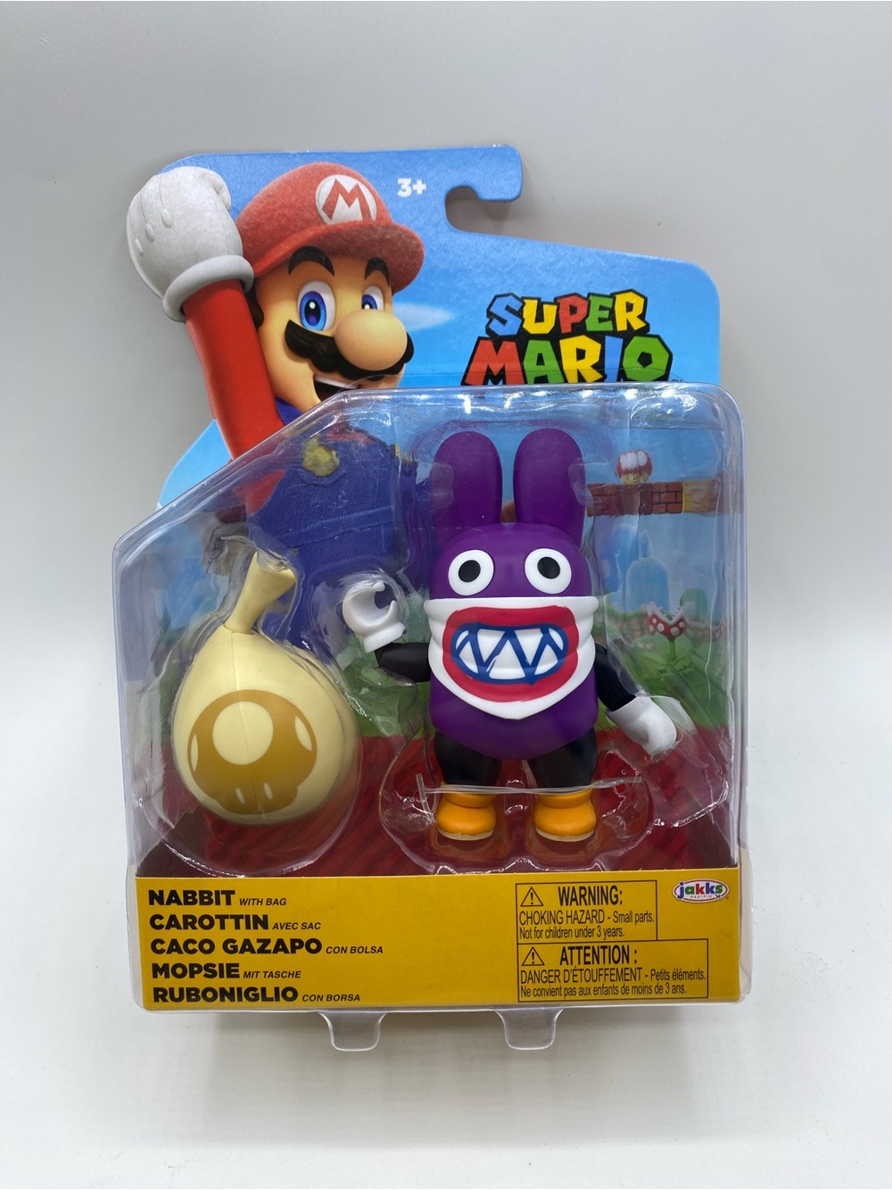 Jakks Pacific Super Mario Nabbit With Bag